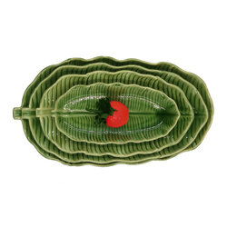 CDC-A030 จานเซรามิคสีเขียว จานชามเซรามิคเข้าไมโครเวฟได้ ทนความร้อนสูง ใส่อาหารปลอดภัย