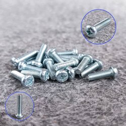 ถุง20ตัว สกรูJP 3X10 น็อต สกรู น็อตเกลียวละเอียด น็อตเกลียวละเอียดหัวกลม สกรูเกลียวละเอียด น็อตJP3X10 เอไอ-ไพศาล