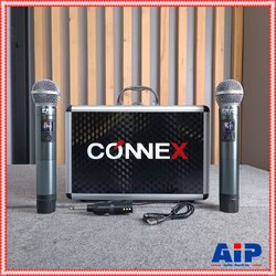 พร้อมกระเป๋าไมค์ CONNEX + PROPLUS RM888 ไมค์ลอย คู่ ด้ามโลหะ UHF ปรับความถี่ได้ ความถี่ใหม่ กสทช RM-888 เครื่องรับเล็ก PRO PLUS RM 888 ไมค์ลอย UHF ใช้ถ่าน AA จูนความถี่ได้ เอไอ-ไพศาล +++
