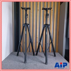 2ต้น TADA SPS-602B ขาตั้งลำโพง ข้อต่อเหล็ก ขาตั้งตู้ลำโพงเหล็กสีดำ ข้อต่อทุกส่วนทำจากเหล็ก ขาตั้งลำโพงแบบสามขา SPS 602B SPS602B เอไอ-ไพศาล