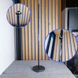 SUPERLUX (W&H) MS-100 ขาตั้งไมค์ตั้งพื้นตรงฐานกลม ขาไมค์ MS100 ขาไมค์แบบตรง ขาไมค์ตั้งพื้น ขาตั้งไมค์ฐานกลม MS 100