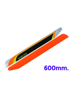 เบลด KBDD 600mm Carbon Fiber CF Blades -สีส้ม ใช้กับฮอไซด์ 600