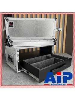 กล่อง RACK COMPACT WAL-4S ใส่ไมค์ลอย ลึก11นิ้ว ผิวอลูมิเนียม พร้อม ลิ้นชักใส่ไมค์ กล่องใส่อุปกรณ์เครื่องเสียง rack แร็ค กล่องใส่เครื่องเสียง กล่องใส่ไมค์ลอย COM PACT WAL4S WAL 4 S เอไอ-ไพศาล