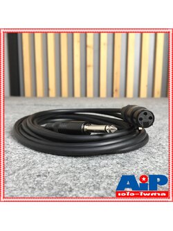 3เมตร สายไมค์ DYNACOM PHONE ออก XLR J021 สายแจ็คไมค์ - CANNONเมีย สายสัญญาณ สายสำเร็จรูป สายไมค์3เมตร เอไอ-ไพศาล