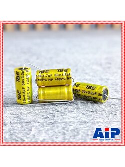 (แพ็ค4ตัว) มี3ค่าให้เลือก C2.2/3.3/4.7UF 50V สีทอง C ลำโพง สีทอง คาปาลำโพงเสียงแหลม ตัวป้องกันลำโพงเสียงแหลม คอนเดนเซอร์ เอไอ-ไพศาล