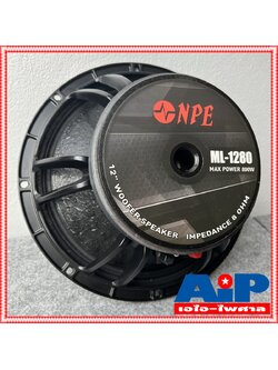 1ดอก NPE ML1280 ดอกลำโพง 12 นิ้ว 400W โครงเหล็กหล่อ วอยล์3นิ้ว ML 1280 ลำโพง12นิ้ว ML-1280 ลำโพง 12นิ้ว