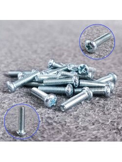 ถุง20ตัว สกรูJP 4X15 น็อต สกรู น็อตเกลียวละเอียด น็อตเกลียวละเอียดหัวกลม สกรูเกลียวละเอียด น็อตJP4X15 เอไอ-ไพศาล