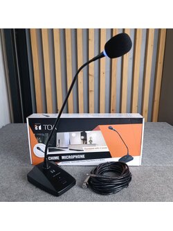 TOA EC-380AS ไมค์ตั้งโต๊ะมีเสียง ไมค์ ไมค์ตั้งโต๊ะ ไมโครโฟนประกาศ ไมค์toa เอไอ-ไพศาล