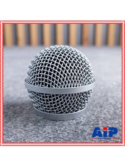 ของแท้ ตะกร้อไมค์ SHURE PGA-48 GRILLE RPMP48G ตะกร้อไมโครโฟน อะไหล่ไมค์ SHURE PGA48 ตะกร้อ เอไอ-ไพศาล