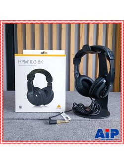 BEHRINGER HPM-1100 หูฟัง สีดำ หูฟังสเตอริโออเนกประสงค์ stereo headphones เบริงเกอร์ HPM 1100 HPM1100 เอไอ-ไพศาล