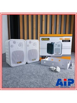 1คู่ BIK BIK-4A ลำโพงแขวน สีขาว ลำโพงติดผนัง แขวนผนัง ขนาด 4 นิ้ว พร้อมขาแขวน BIK 4 A BIK4A เอไอ-ไพศาล