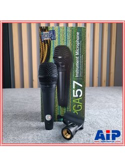 SHURE PGA57LC ไมค์กลอง ไมค์เครื่องดนตรี pga 57 lc ไมค์จ่อเครื่องดนตรี amplified instrument and acoustic drum ของแท้ +++