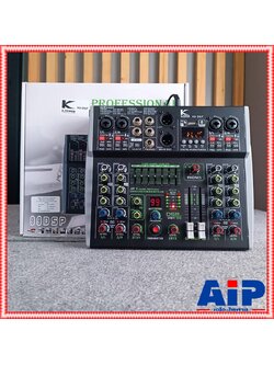 K.POWER K-6DSP MIXER เครื่องผสมสัญาณเสียง มิกเซอร์ Mixer 6 Channel 6 ช่องสัญญาณ มิกเซอร์อนาล็อก K POWER K 6DSP KPOWER K6DSP เอไอ-ไพศาล