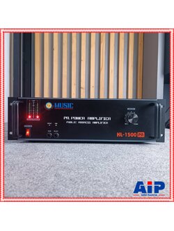 MUSIC KL-1500PA poweamp line กำลังขับ 1500W เครื่องขยายเสียง 1500 วัตต์ แอมป์เสียงตามสาย KL 1500PA KL1500PA เอไอ-ไพศาล