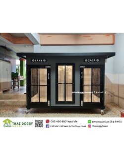 บ้านหมา บ้านแมว กั้นแบ่งห้องเพิ่มได้นะ มีตะแกรงเหล็ก มุ้งลวด