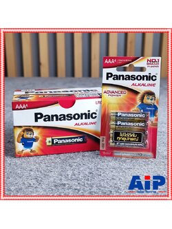 แพ็ค4ก้อน ถ่านAAA PANASONIC LR03T ถ่านอัลคาไลท์AAA แพ็ค4ก้อน ถ่านALKALINE 3A Battery ถ่านอัลคาไลน์ เอไอ-ไพศาล +++