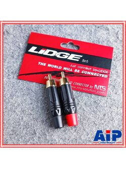 1คู่ LIDGE YM-250F ตัวดำ ท้ายยาง สีแดง + สีดำ ปลั๊ก RCA ตัวผู้ YM250 F แจ็คอาร์ซีเอตัวผู้ ปลั๊ก RCA สำหรับเข้าสาย ต่อ สายสัญญาณ YM250F เอไอ-ไพศาล