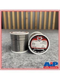 1ม้วน ตะกั่ว0.25ปอนด์ 0.8mm ตะกั่ว ตะกั่ว1/4 ULTRACORE ตะกั่วบัดกรี ตะกั่วขนาด0.8MM. เอไอ-ไพศาล