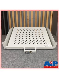 สีขาว NPE SLIDE TRESTLE SUPPORT OS-700 ถาดสไลด์ ถาดรองสไลด์ ถาด สไลด์ ใส่แร็ค วาง มิกเซอร์ OS700 OS 700 เอไอ-ไพศาล