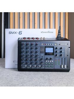 SOUNDVISION SMX-6 MIXER SMX 6 SMX6 มิกเซอร์อนาล็อก ช่องเสียบไมค์ 4 ช่อง เครื่องผสมสัญญาณ ซาวด์ วิชั่น เอไอ-ไพศาล+++