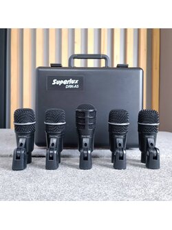 SUPERLUX DRK-A5 ไมค์กลอง5ชิ้น ไมค์กลอง ไมโครโฟนเครื่องดนตรี DRK A5 ซุปเปอร์ลักซ์ DRKA5 เอไอ-ไพศาล