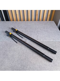 1คู่ 2ต้น NTS S-3 เสากลางตู้ เสาปัก ข้อต่อสีเหลือง ปรับสูง-ต่ำได้ ขาเสียบตู้ลำโพง เสาโลหะสีดำ ขนาดมาตราฐาน 35 mm เสาตู้ลำโพง S 3 เอ็นทีเอส S3 เอไอ-ไพศาล