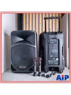 1ใบ DECCON AK15-201(NO.02) ลำโพง15นิ้ว+ไมค์ลอยUHF+ไมค์ลอย UHF มีล้อลาก AK15 201 (NO.02) AK 15 201 (NO.02) เอไอ-ไพศาล