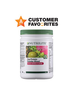 Protein Drink Mix Berries เบอรี่เป็นแหล่งกรดฟีโนลิก วิตCและโฟเลตฟื้นฟูคอลลาเจน500 g หอม อร่อย