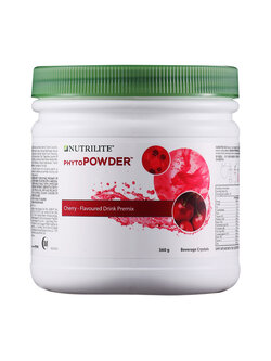นิวทริไลท์ ไฟโตพาวเดอร์รสเชอรี่ ผสมกับเครื่องดื่มได้อีกหลากหลายชนิด (360g)