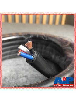 ขด15เมตร สายลำโพงUNICORN PA4x2.5mm สายลำโพงกลมสีดำ สายลำโพง 4x2.5 สายลำโพงกลมดำ สายลำโพงกลางแจ้ง สายลำโพง 2.5mm เอไอ-ไพศาล