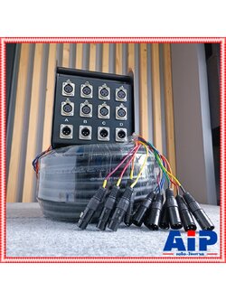 สายมัลติคอร์ SUN RISE SBC-12X-C-100FT-CG 8IN 4OUT 30เมตร สายมัลติคอร์ พร้อมใช้งาน แบบสำเร็จรูป เข้า8 ออก4 เอไอ-ไพศาล