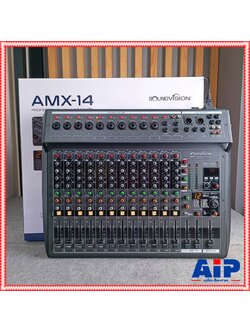 SOUNDVISION AMX-14 MIXER +++ เครื่องผสมสัญญาณ มิกเซอร์ อนาล็อก 14 CH ซาวด์ วิชั่น รุ่น AMX 14 AMX14 เอไอ-ไพศาล