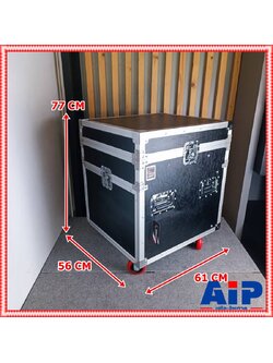 COMPACT XT3s-10U (8U) ตู้ RACK 3ฝา พร้อมล้อ สีดำ RACK 3 ฝา พร้อมล้อ พื้นที่สำหรับเก็บเครื่องเสียง รุ่น XT3s 10U (8U) XT3s10U(8U) ตู้เก็บเครื่องเสียง เอไอ-ไพศาล