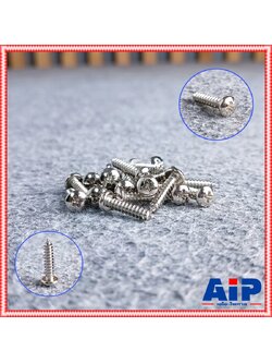 ถุง20ตัว สกรูPH 8X3/4นิ้ว น็อต น็อตเกลียวปล่อย น็อตยึด สกรูหัวกลมเล็กเกลียวปล่อย8X3/4" เอไอ-ไพศาล