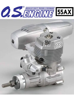 เครื่องยนต์ O.S. 55AX w/Muffler