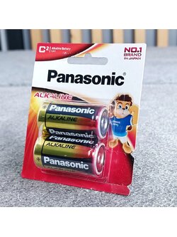 1แพ็คมี2ก้อน PANASONIC LR14T/2B ถ่านอัลคาไลท์ size C ALKALINE BATTERY 1.5V ถ่านก้อนใหญ่ LR-14T เอไอ-ไพศาล