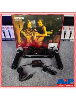SHURE SVX288TH/PG58-M19 ไมค์ลอยคู่ ไมโครโฟนไร้สายแบบมือถือคู่ย่าน UHF ไมโครโฟน Wireless Microphone SVX288TH/PG58 M19 SVX288TH/PG58M19 เอไอ-ไพศาล +++