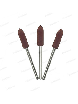 Shofu ลูกยางขัดละเอียด ยางเจียร สีแดงน้ำตาล ขัดละเอียด มีแกน ของแท้ เข้าซอกได้ดี ของแท้ คุณภาพดี ราคาต่อ 1 ชิ้น