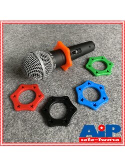 แพ็ค5อัน ยางกันกลิ้งไมค์ NPE A1 กันกลิ้ง รู34mm ไมค์สาย A 1 กัน กลิ้ง ไมค์ คละสี กัน กลิ้ง ไมโครโฟน เอไอ-ไพศาล