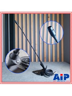 SHURE CVG18DS-B/C-X ก้านไมค์+ฐาน+มีสวิทซ์ ไมค์ตั้งโต๊ะพร้อมฐาน ไมค์คอนเดนเซอร์ ความยาวก้านไมค์ 45.7 ซม. CVG-18-DS-B CVG18DSB เอไอ-ไพศาล +++