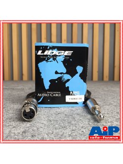 สายสัญญาณ XLRเมีย+Phone ยาว 1 เมตร LIDGE YM-381E สาย XLRเมีย-โฟนโมโน YM 381 E CANNON เมีย- Phone mono ym381E เอไอ-ไพศาล