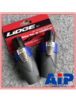 แพ็ค2ตัว Lidge YM-122A speakon สีน้ำเงิน สเปคคอน ตัวผู้ แจ็คสเปคคอน YM 122 A สเปคคอนตัวผู้ สเปคคอนตู้ลำโพง YM122 เอไอ-ไพศาล
