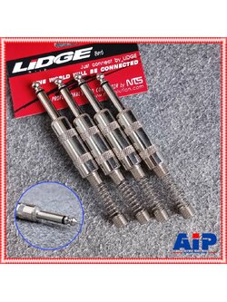 แพ็ค4ตัว LIDGE YM-181 PHONE MONO ท้ายสปริง ปลั๊กไมค์โมโน YM181 YM 181 P.MIC MONO ปลั๊กโฟนโมโนท้ายสปริง เอไอ-ไพศาล