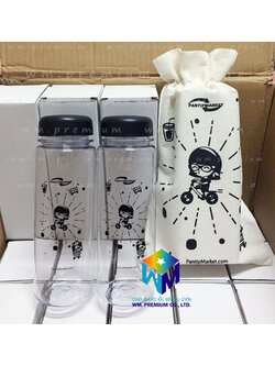 กระบอกน้ำพลาสติก