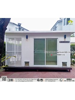 บ้านหมา บ้านแมว 𝐓𝐡𝐚𝐢 𝐝𝐨𝐠𝐠𝐲 𝐡𝐨𝐮𝐬𝐞 𝐌𝐨𝐝𝐞𝐫𝐧 แบบติดแอร์