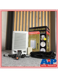 DECCON PWS-230UTB เครื่องช่วยสอน พร้อมไมค์ไร้สาย แบบคาดศรีษะ แบบถือ และแบบหนีบ เครื่องเล็กพกพาสะดวก PWS 230UTB PWS230 UTB PWS230UTB เอไอ-ไพศาล