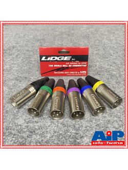 แจ๊ค XLR ตัวผู้ 3ขา LIDGE YM-002 ปลั๊ก XLR ตัวผู้ CANNON แคนนอน YM002A YM 002 A C มีให้เลือก 6สี ครับ