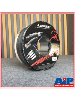 ขด100เมตร สีดำ LIDGE สายไมค์ สเตริโอ แบบถัก DMH-220 100M สายสัญญาณ ไมค์ DMH220 DMH 220 เอไอ-ไพศาล