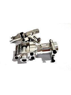 Gartt ชุดหาง 450 Pro- สีเงิน รุ่นใหม่ 2020 สไลด์หางเป็นอลู สำเนา