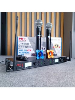 PROPLUS UM-800 ไมค์ลอยคู่ UHF (ออกมาทดแทน XM-111) จูนคลื่น ย้ายเสา ความถี่ใหม่ โปรพลัส UM 800 UM800 ไมค์ลอย ไมค์โครโฟน ไร้สาย ไมค์คาราโอเกะ เอไอ-ไพศาล +++
